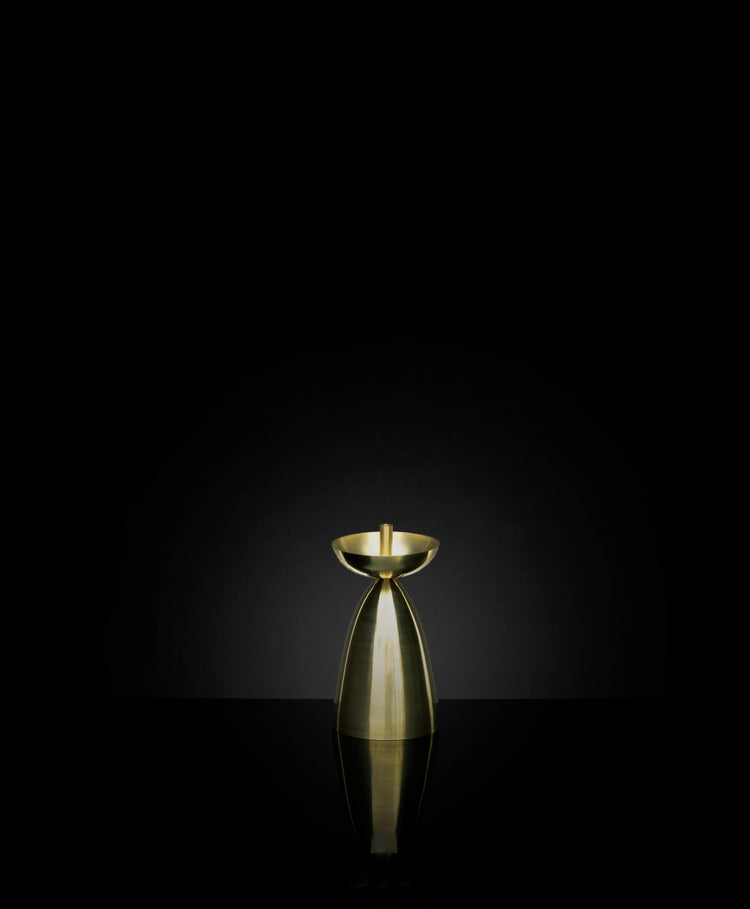 Mosazný svícen Doll brass